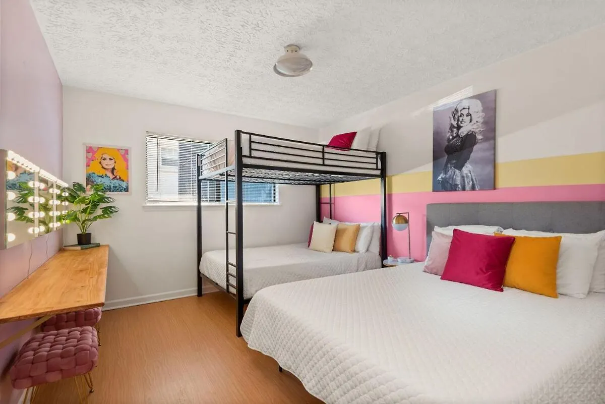 Apartament The Johnny And Dolly Historic Hideaway, Music Row Nashville Stany Zjednoczone Ameryki